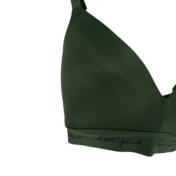 Victorias Secret Bra 34DD Green Wear Everywhere Lightly Lined Wireless Bra PINK - Picture 3 of 9